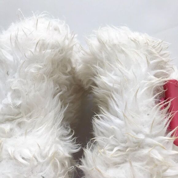 Crocs pink faux fur boots GUC size 8/9 - Picture 5 of 7
